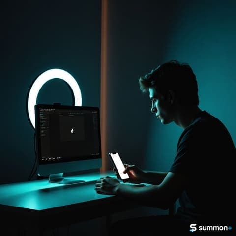 Creator learning how to sell digital products on TikTok and turn views into buyers