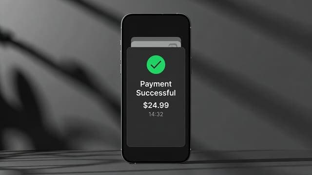 USDC instant payment confirmation digital product seller